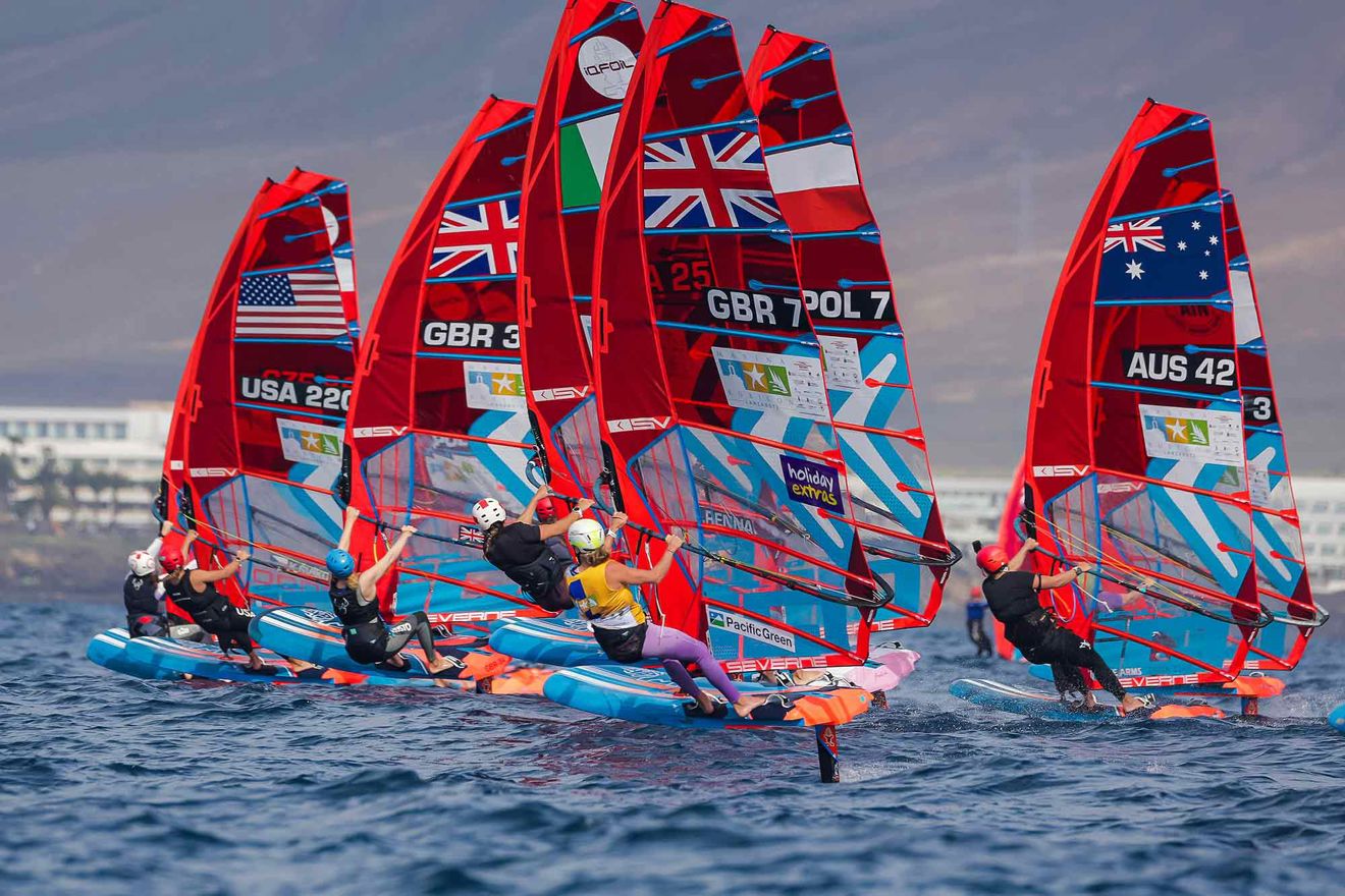 iQFOiL athletes racing. credit Sailing Energy