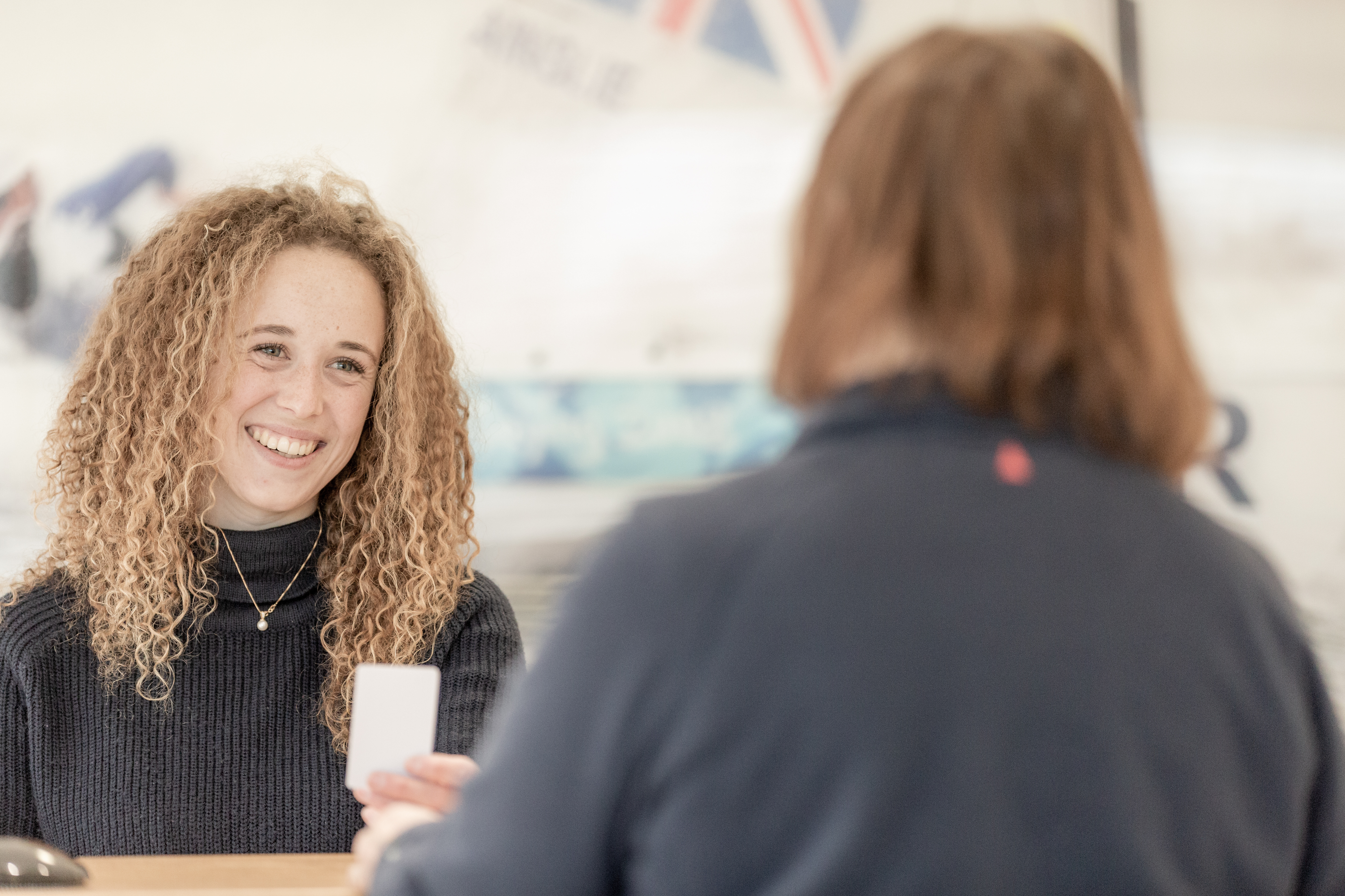 A welcoming reception