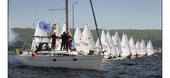 Committee boat general recall warning signal