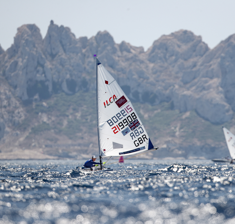 GBR ILCA at Marseille test event