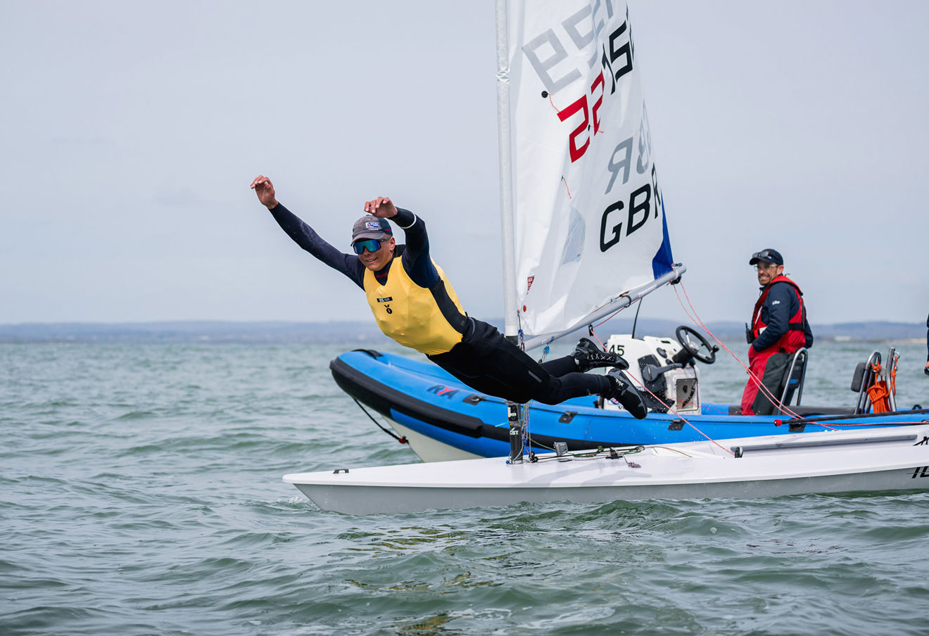 Toby Waggett, ILCA 6, RYA Youth Nationals 2026, Hayling Island Sailing Club, RYA/Martin Allen Photography