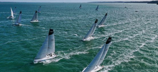 Racing at the 2025 Offshore Double Handed World Championships, GBR. Credit Paul Wyeth
