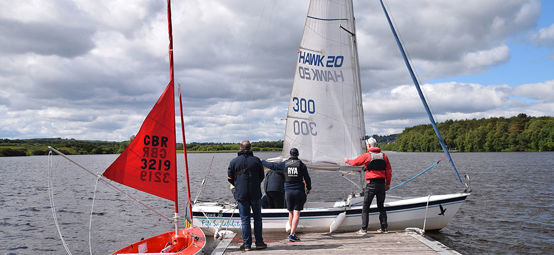 Disability awareness sailing day at Loch Meadows