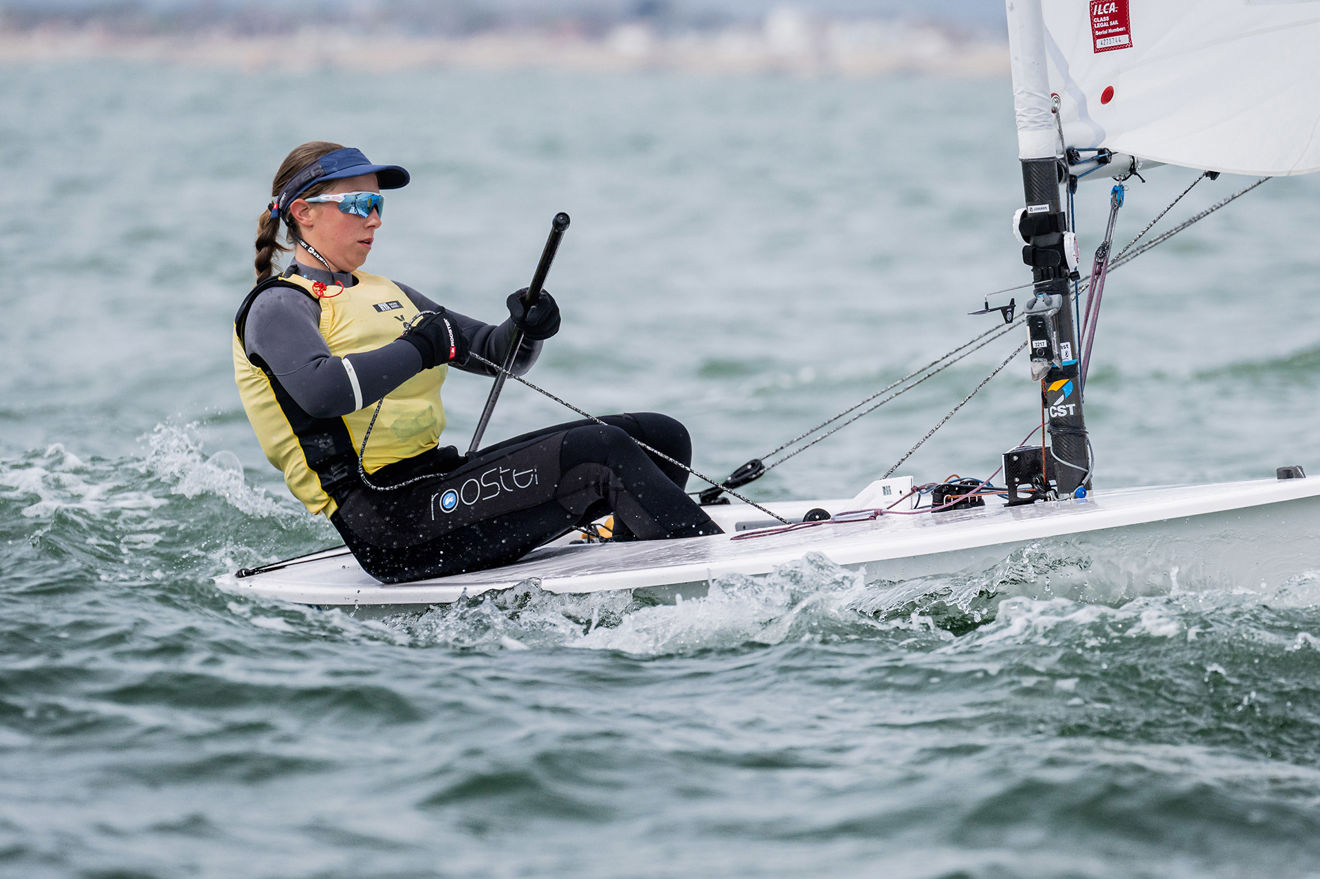 Jessica Powell, ILCA 6, RYA Youth Nationals 2026, Hayling Island Sailing Club, RYA/Martin Allen Photography