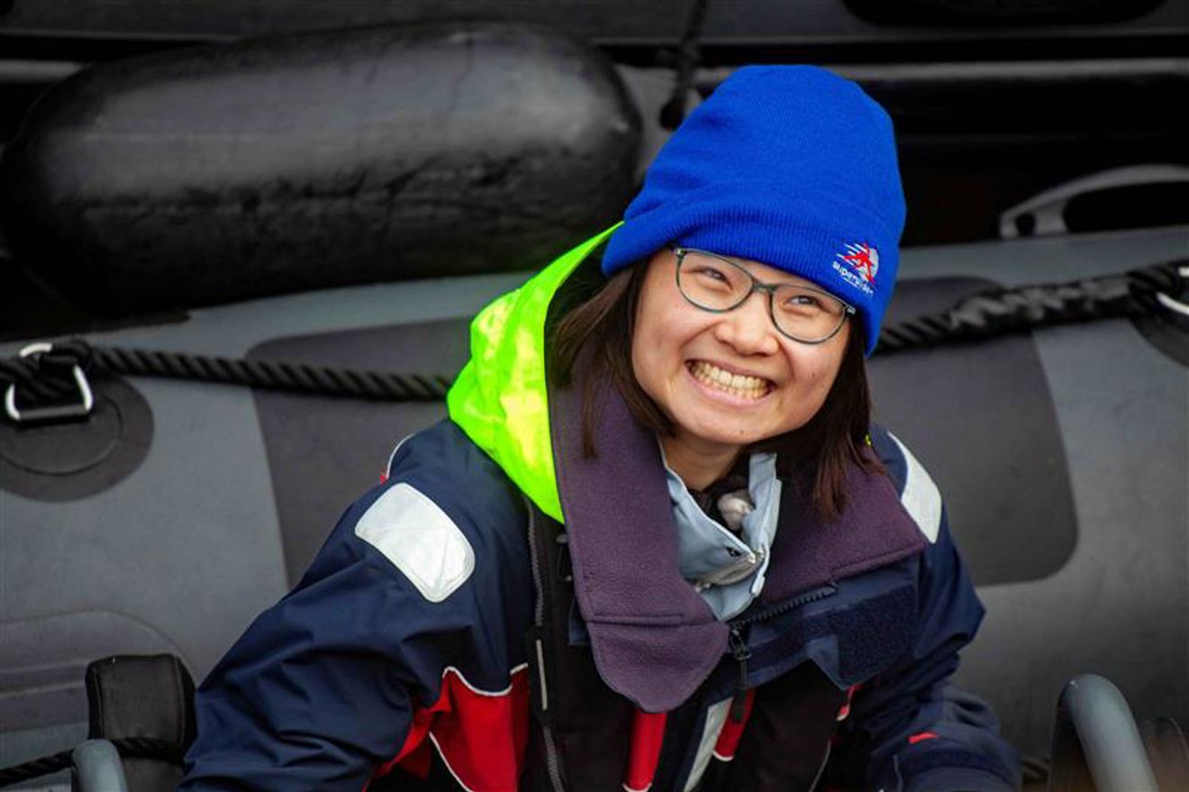 Smiling member of new horizons project