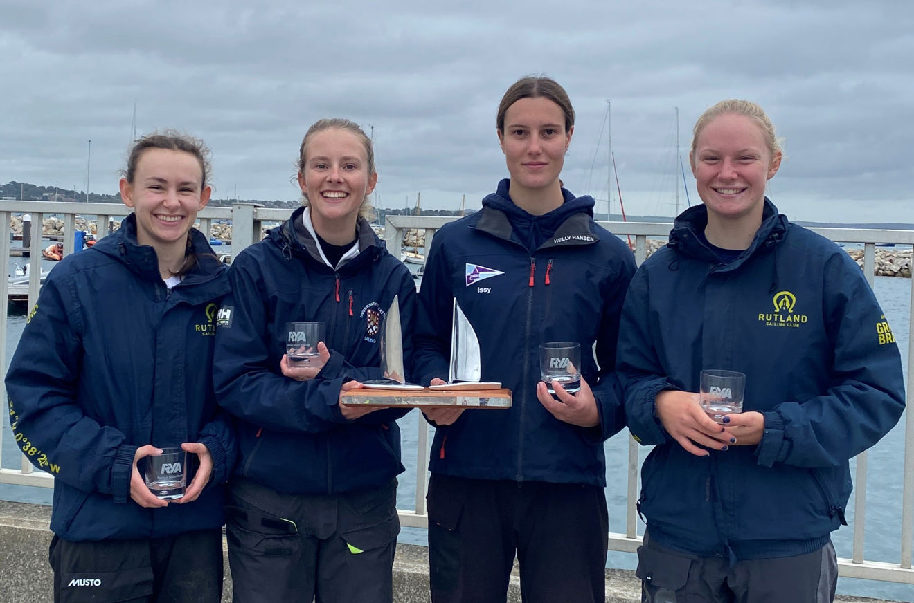 Pictured: Winning team (L-R) Freya Pembery, Alice Lucy, Issy Leetch, Amelie Hacker