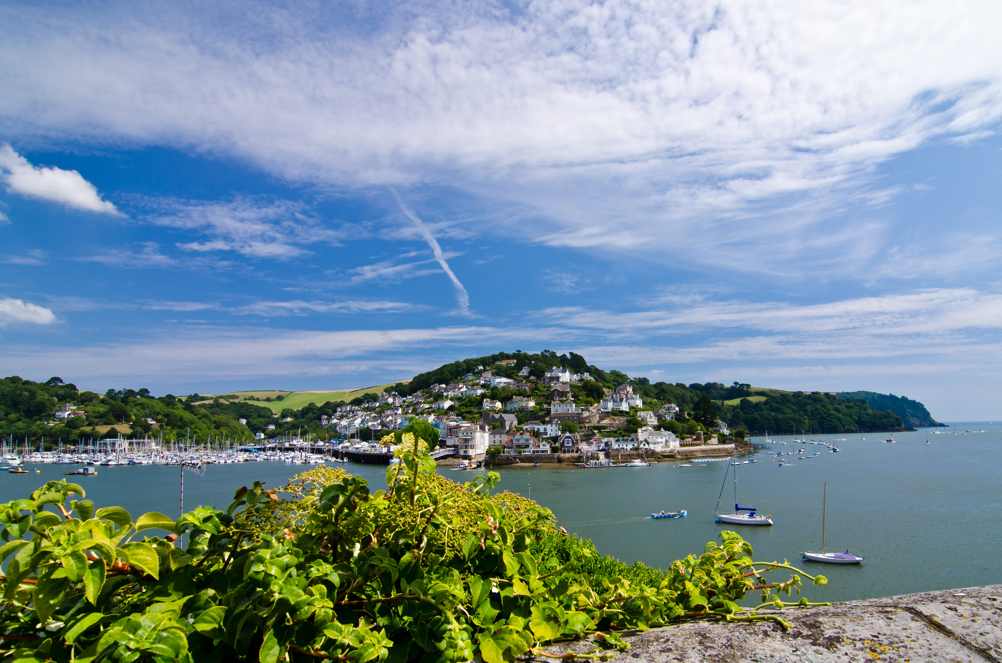 Dart Marina Viewed from Dartmouth