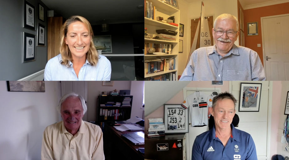 Thumbnail of sailors discussing legacy of Olympic sailing