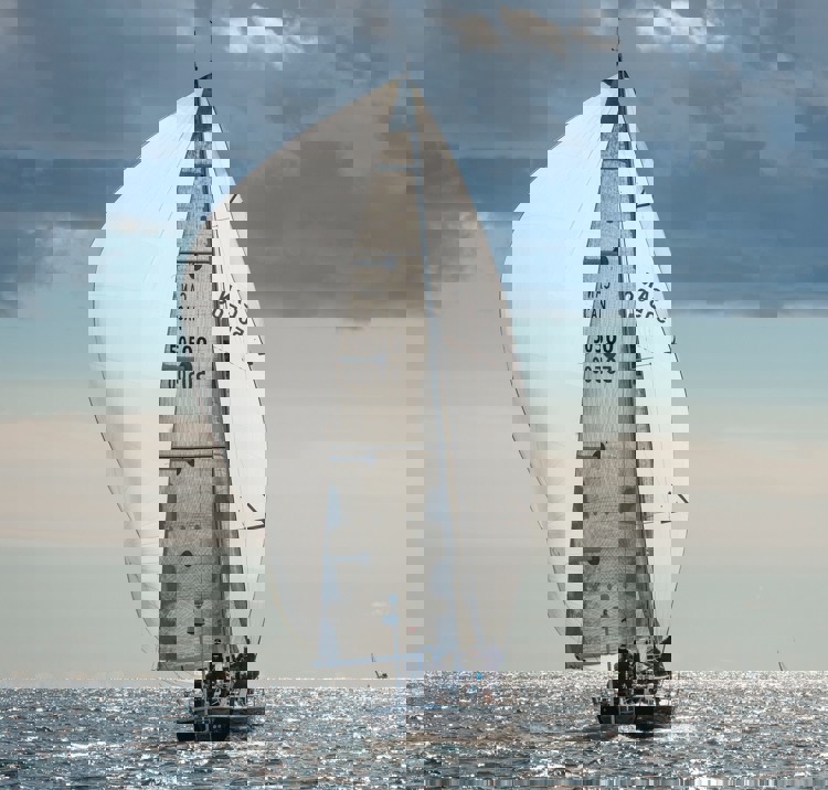 Canadian Yacht Flying Spinnaker