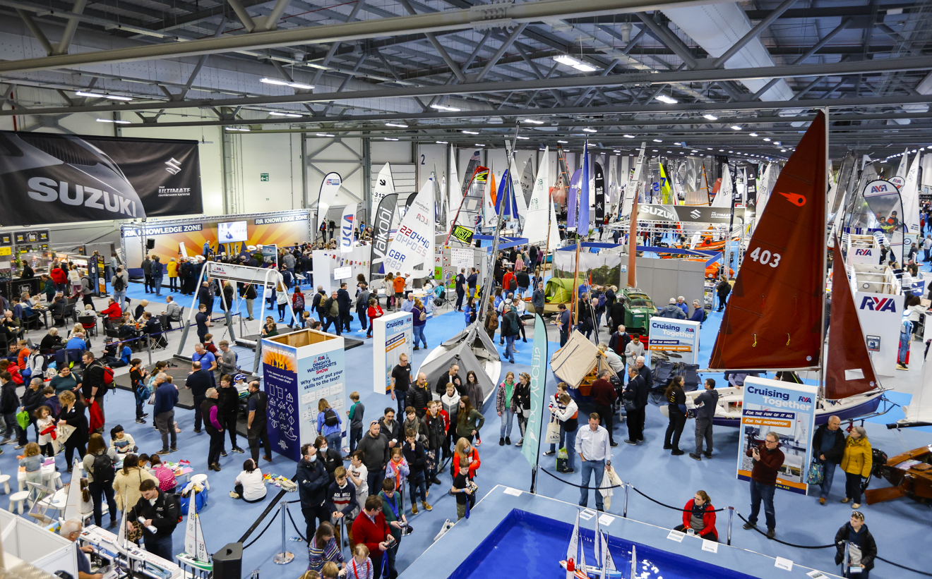 view of RYA dinghy and watersports hall