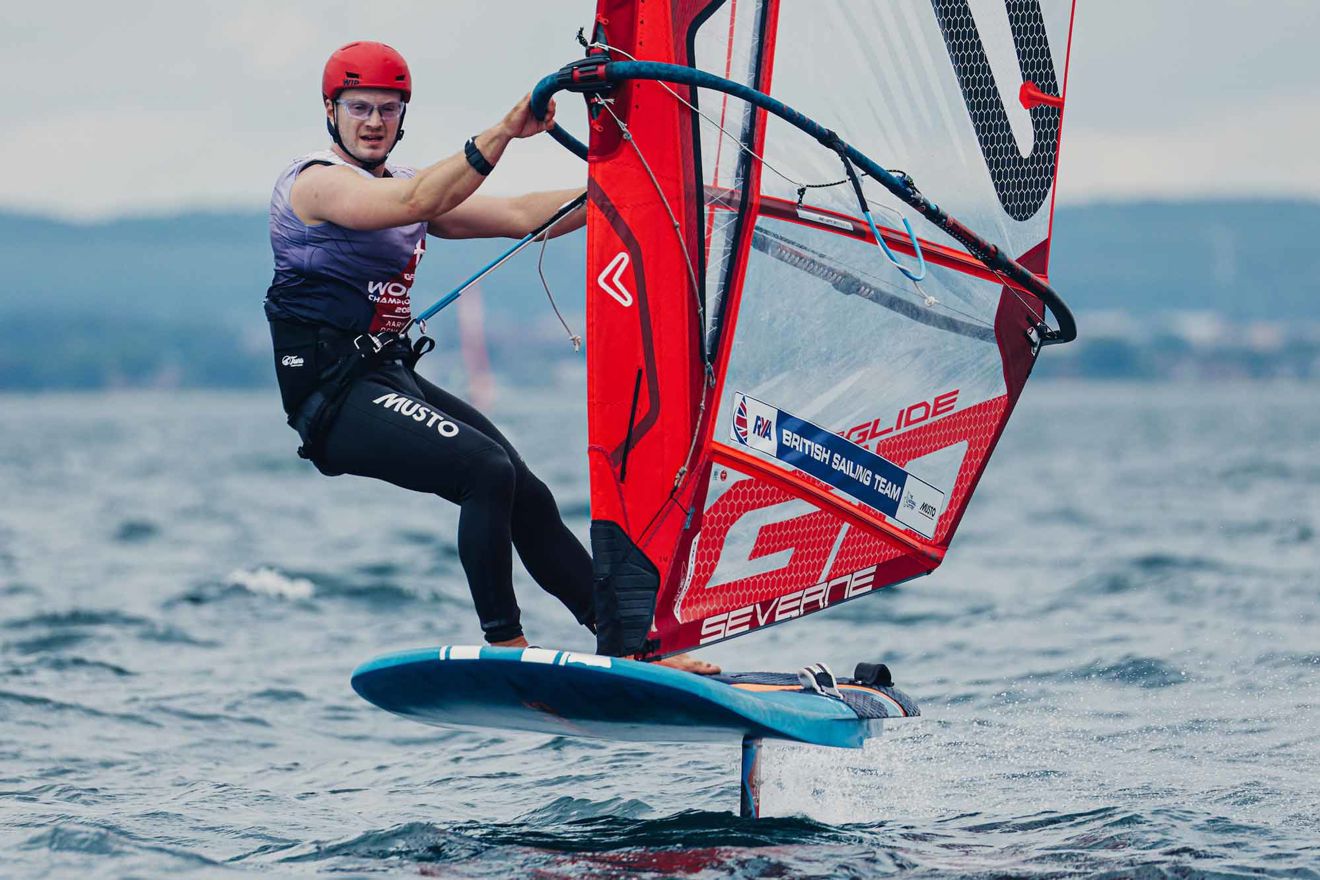 iq foiler wearing musto gear