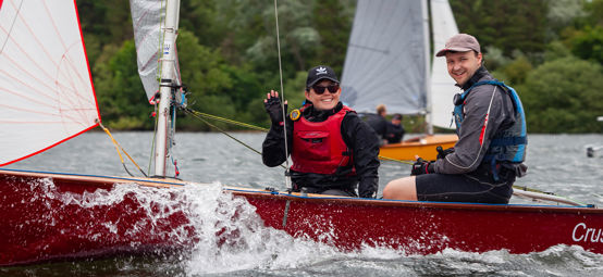 Dinghy racing at Staunton Harold Sailing Club