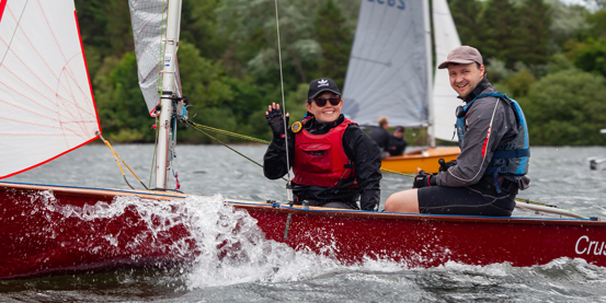 Dinghy racing at Staunton Harold Sailing Club