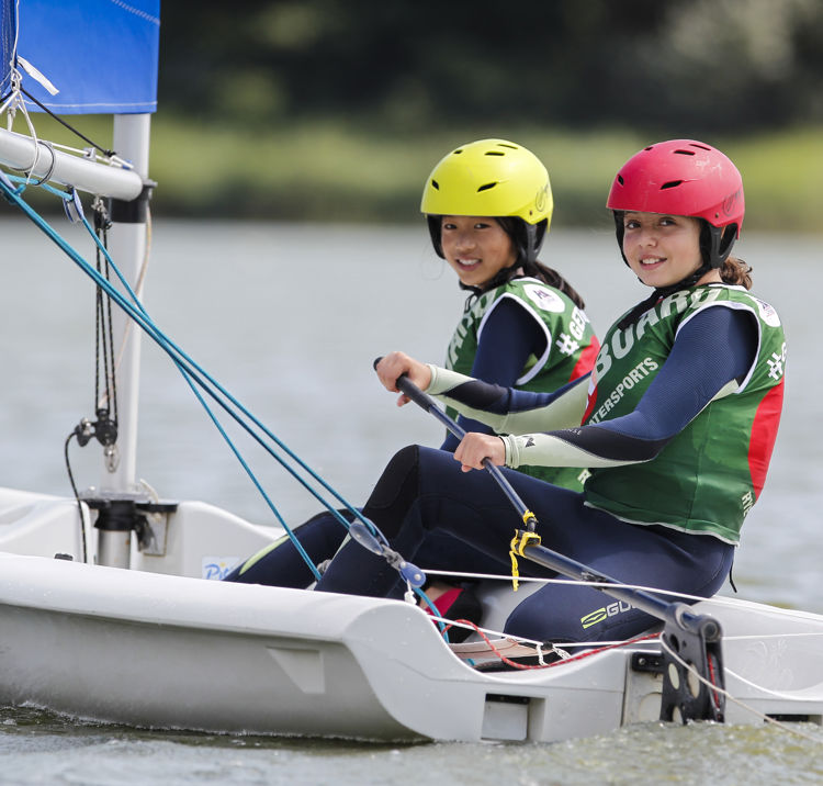 Two young sailors on pico
