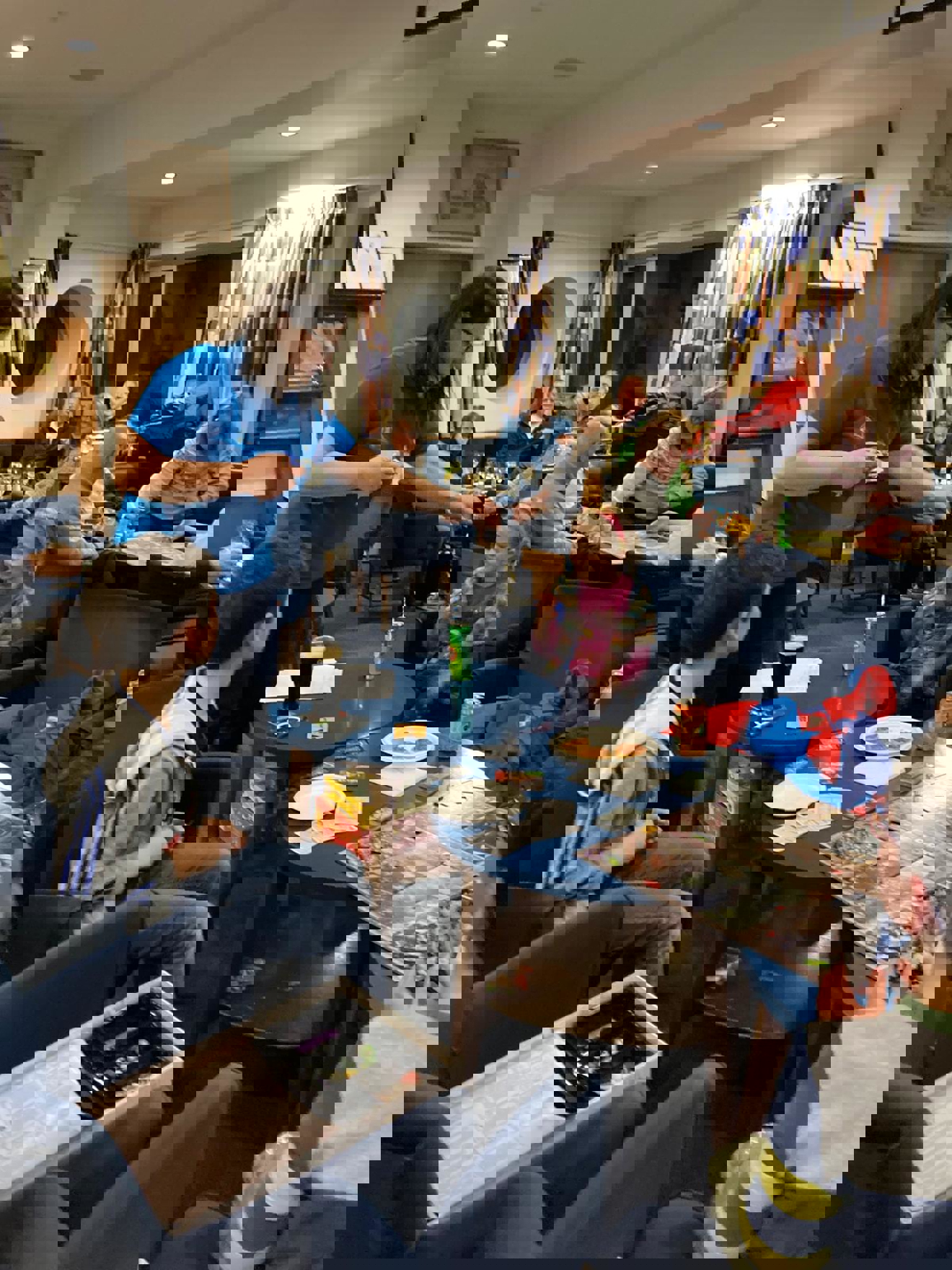 Woman volunteering at her local club