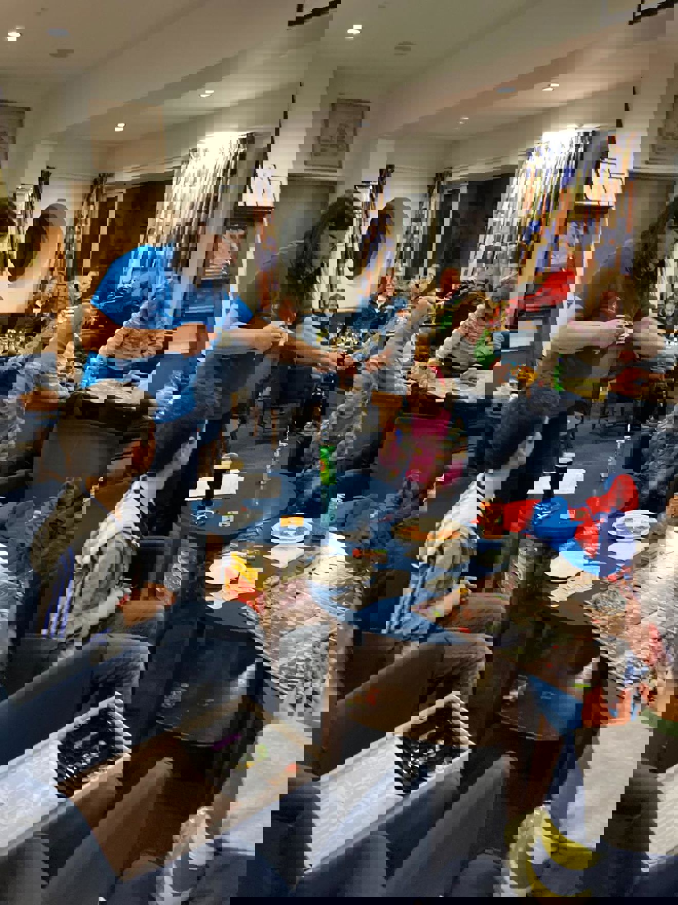 Woman volunteering at her local club