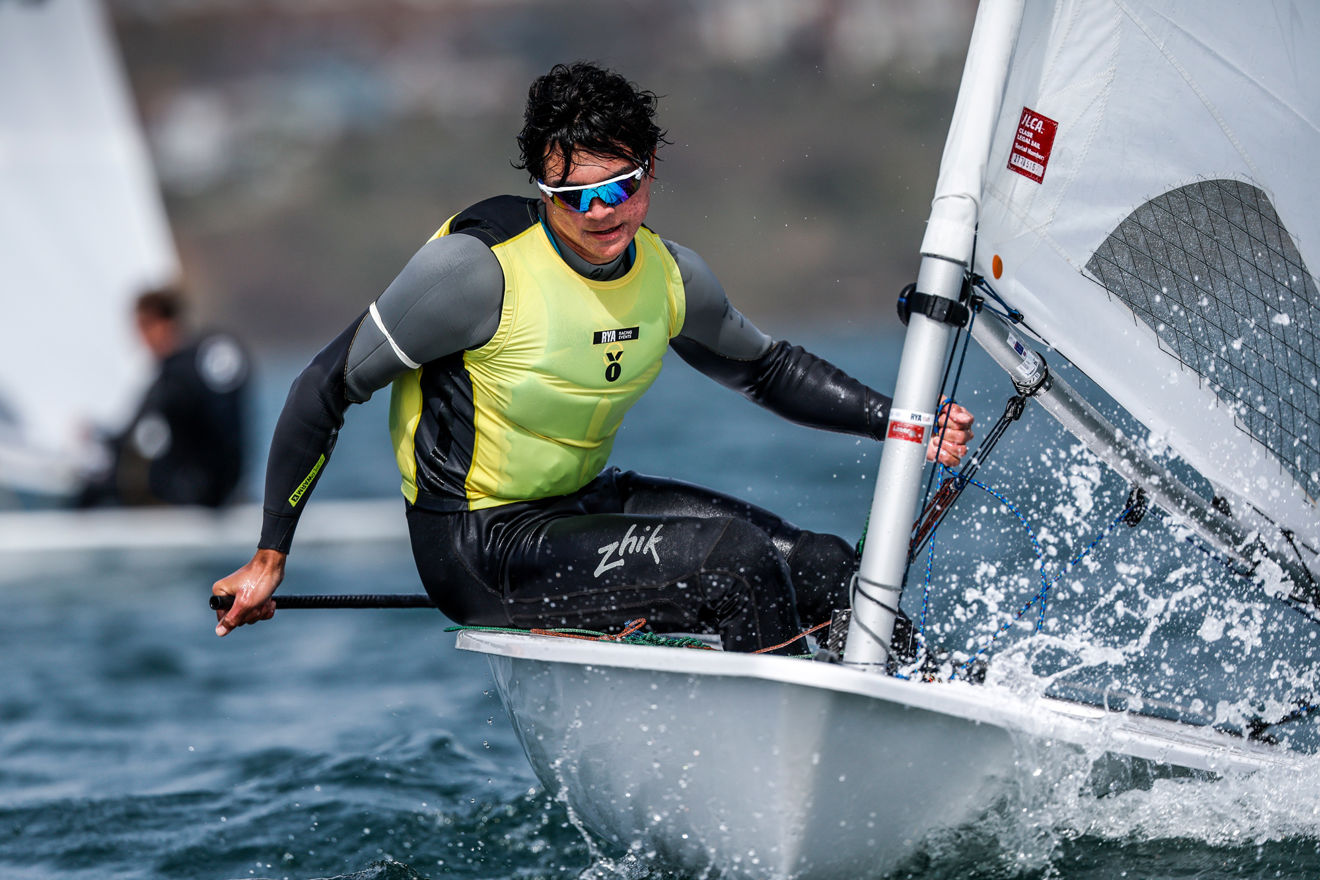 	An image of Christopher Marsh,ILCA 7, for the RYA Youth National Championships