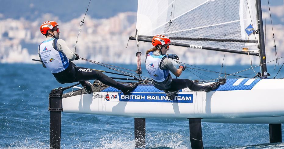 	An image of John Gimson Anna Burne sailing on the boat