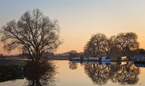 Winter sunset
