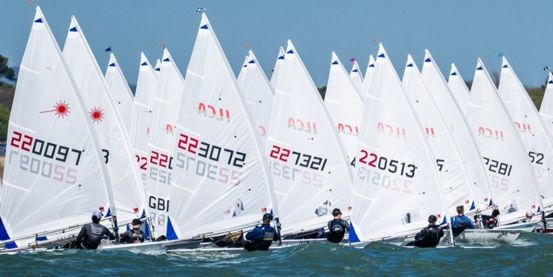 ILCA fleet at the RYA Youth Nationals 2026 (c) RYA/Martin Allen Photography