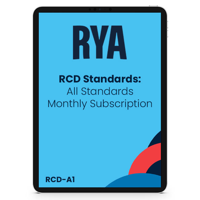 RYA RCD standards ebook cover