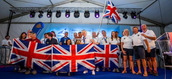 Long shot of GBR team photo
