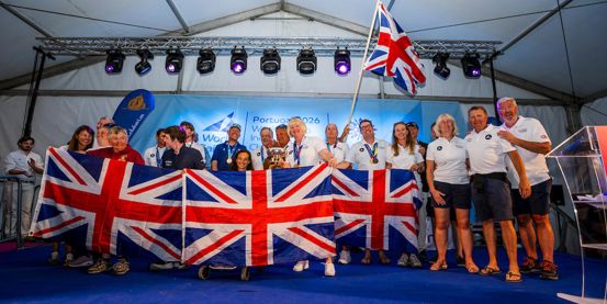 Long shot of GBR team photo