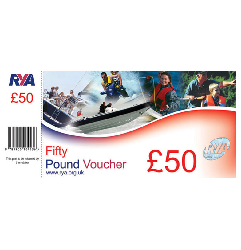 RYA 50 pound voucher