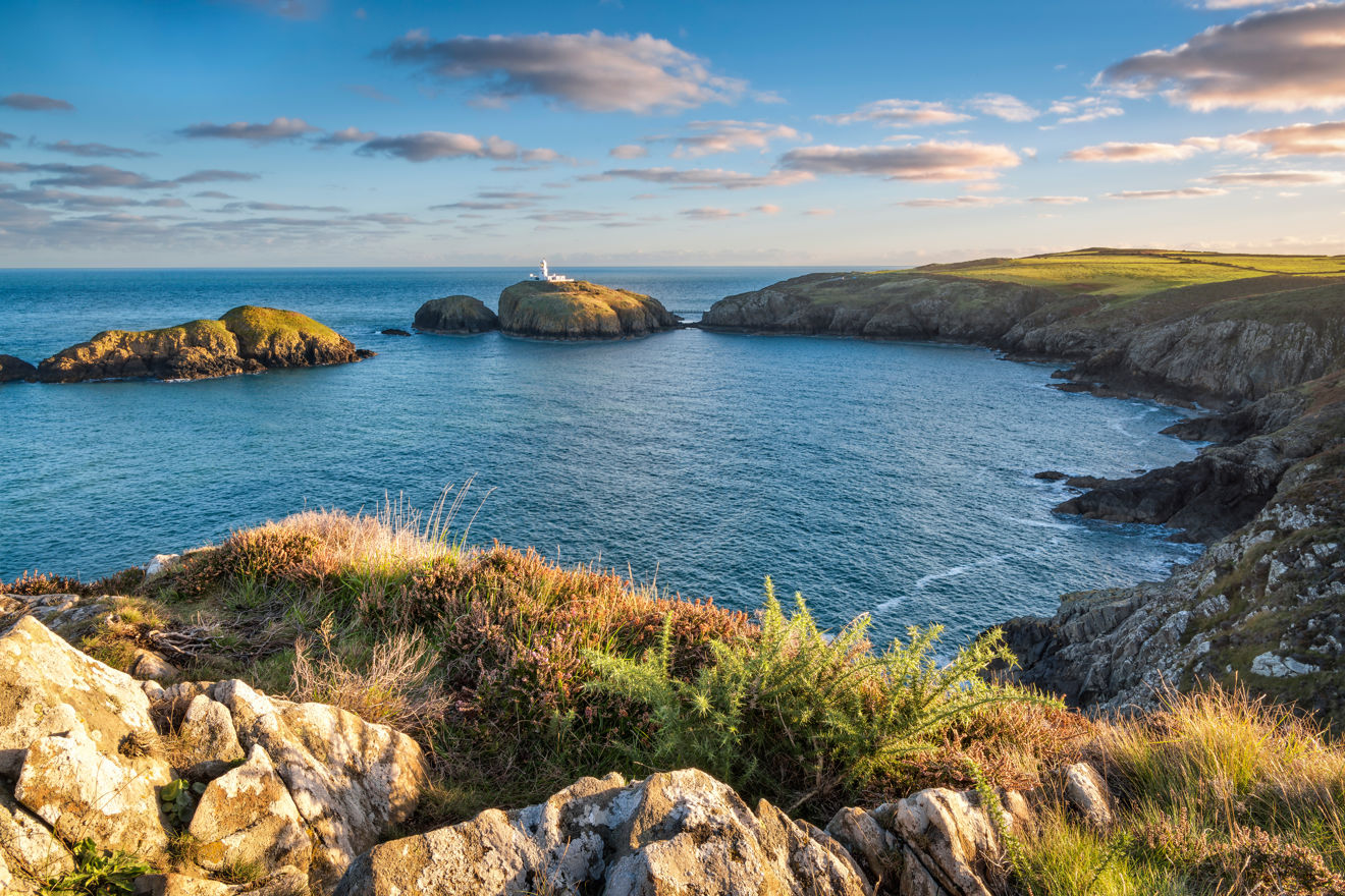 An image of the Wise shot of Strumble Head Lighthouse