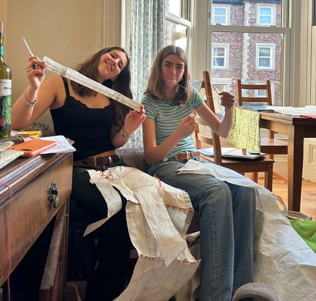 Bristol students recycling sails