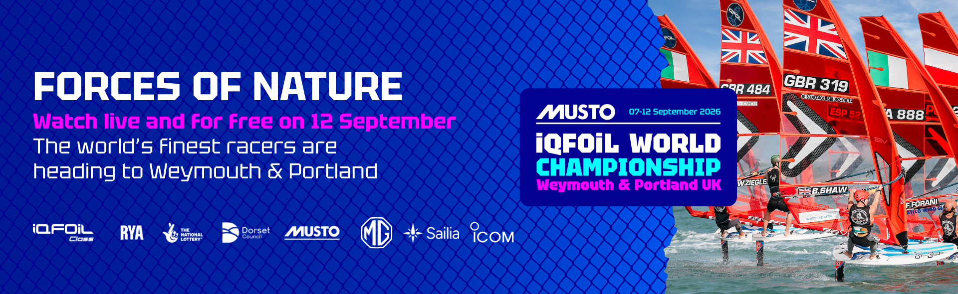 Musto iQFOiL World Championship, 7-12 September 2026