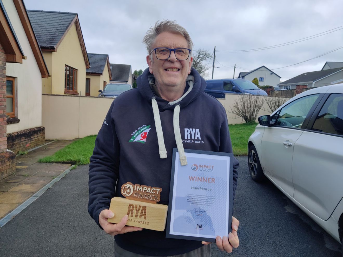 RYA Cymru Wales Impact Awardee Huw Pearce