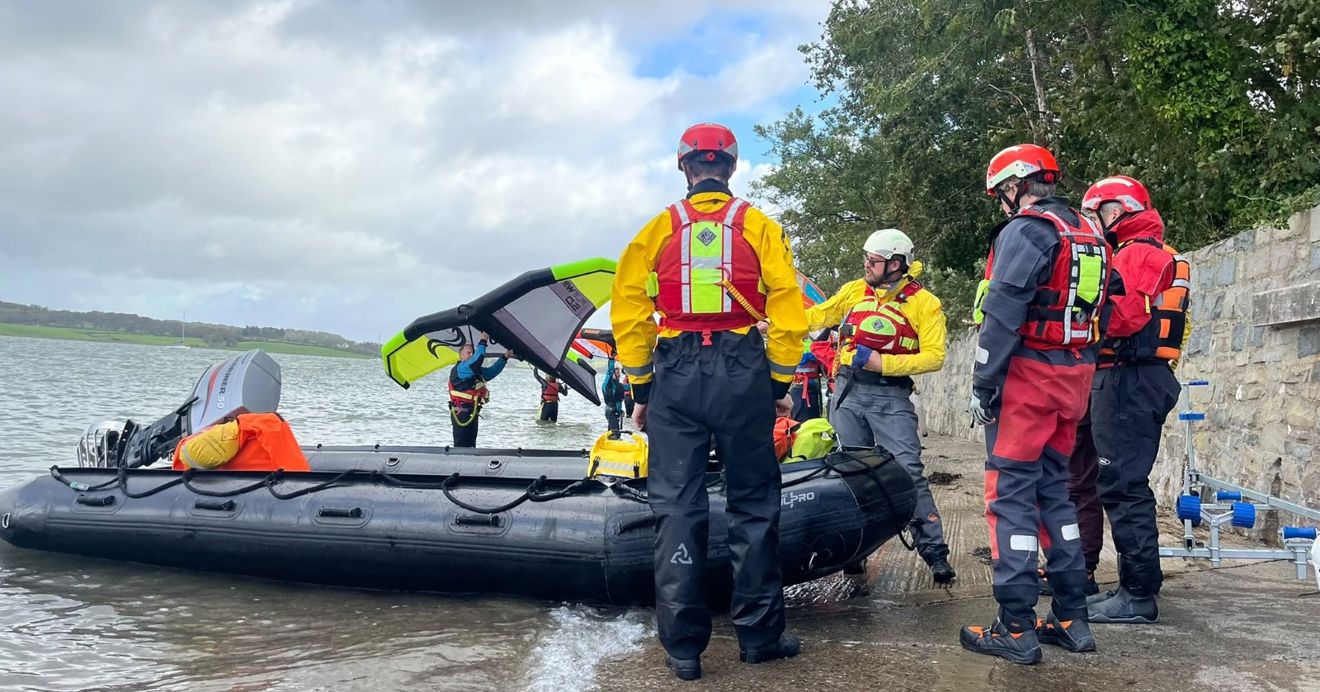 Rescue techniques and winging were among the activities at the Sailia BIG Weekend.