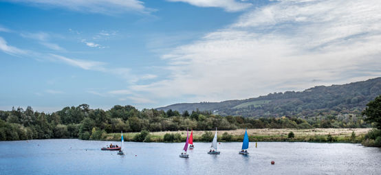 Sport England, boats sailing in idyllic waters

