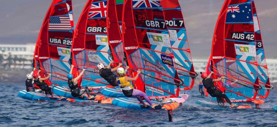 iQFOiL riders in action. Credit Sailing Energy