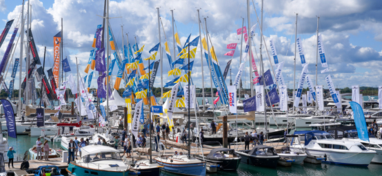 Southampton International Boat Show Moored