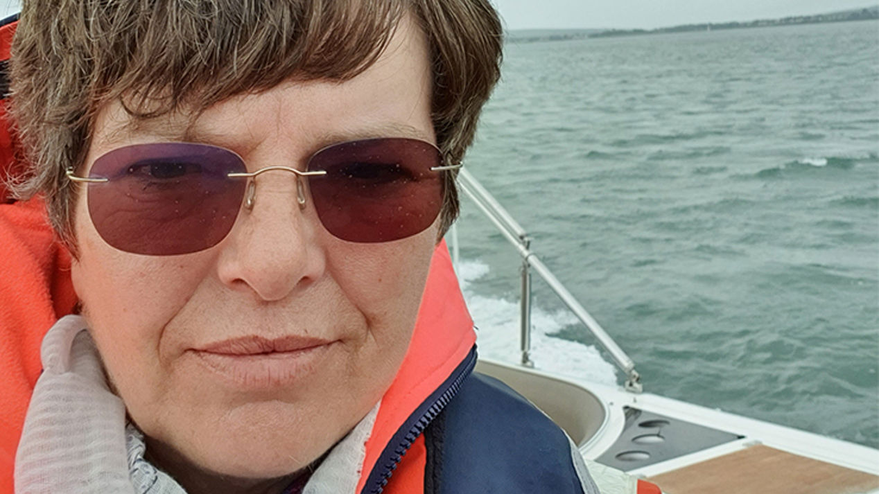 Close up shot of Julie Proudfoot